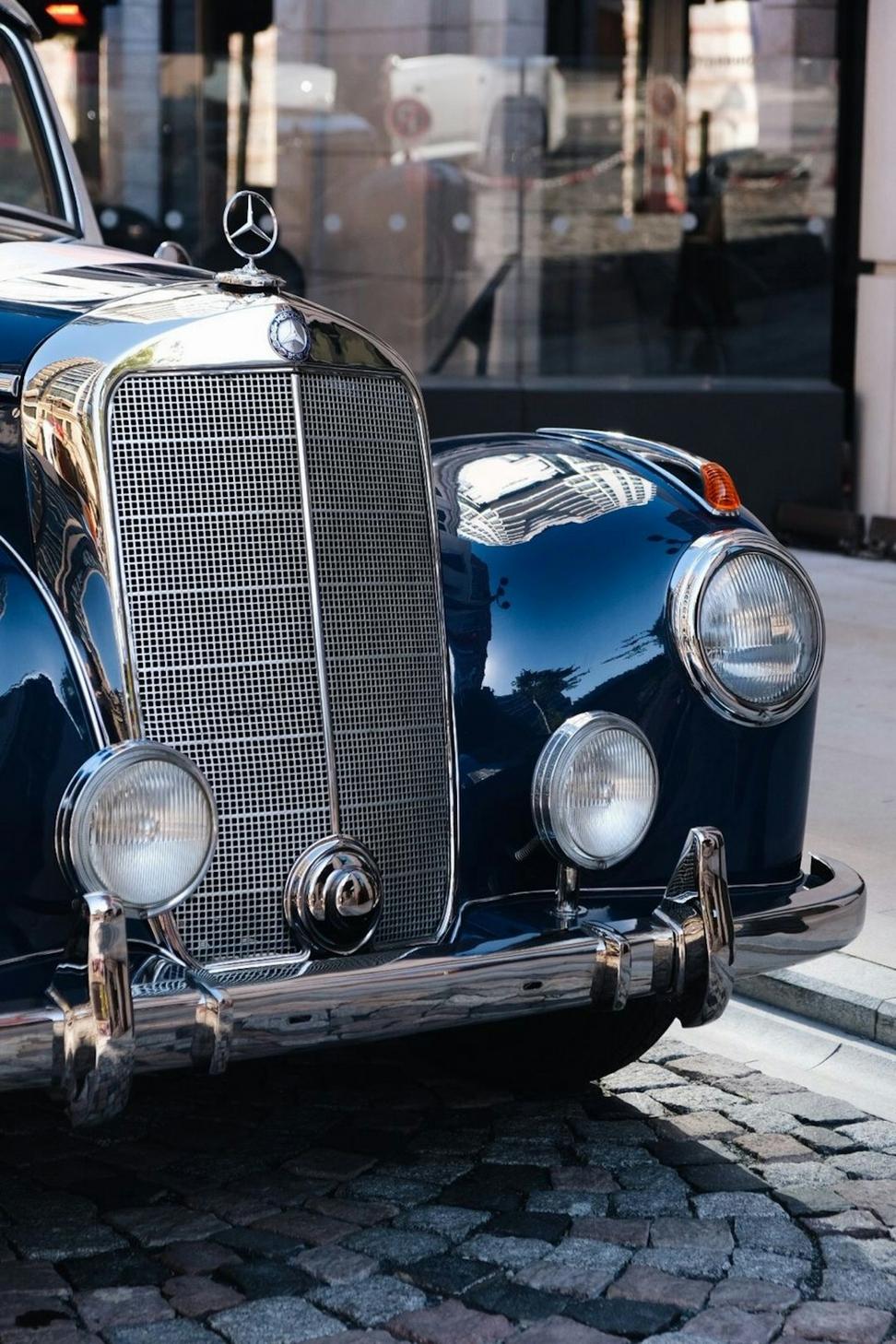 Restored classic car